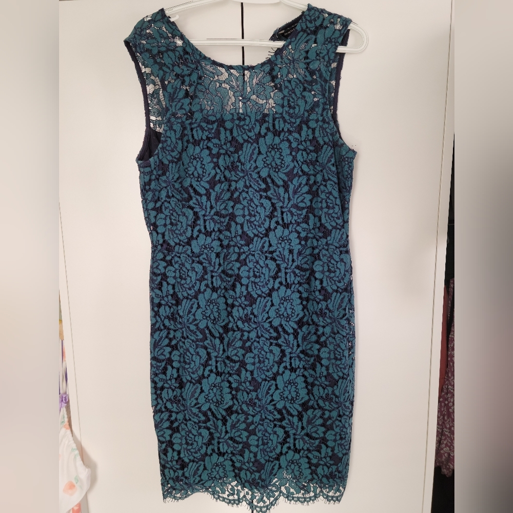 Banana Republic Lace Blue Dress